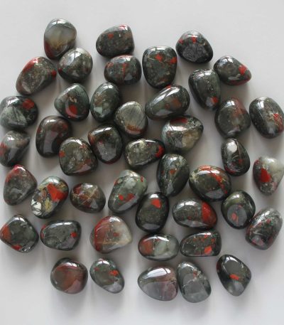 Blood Stone Af Tumble Stone 1 inch (2-3cm) A/B