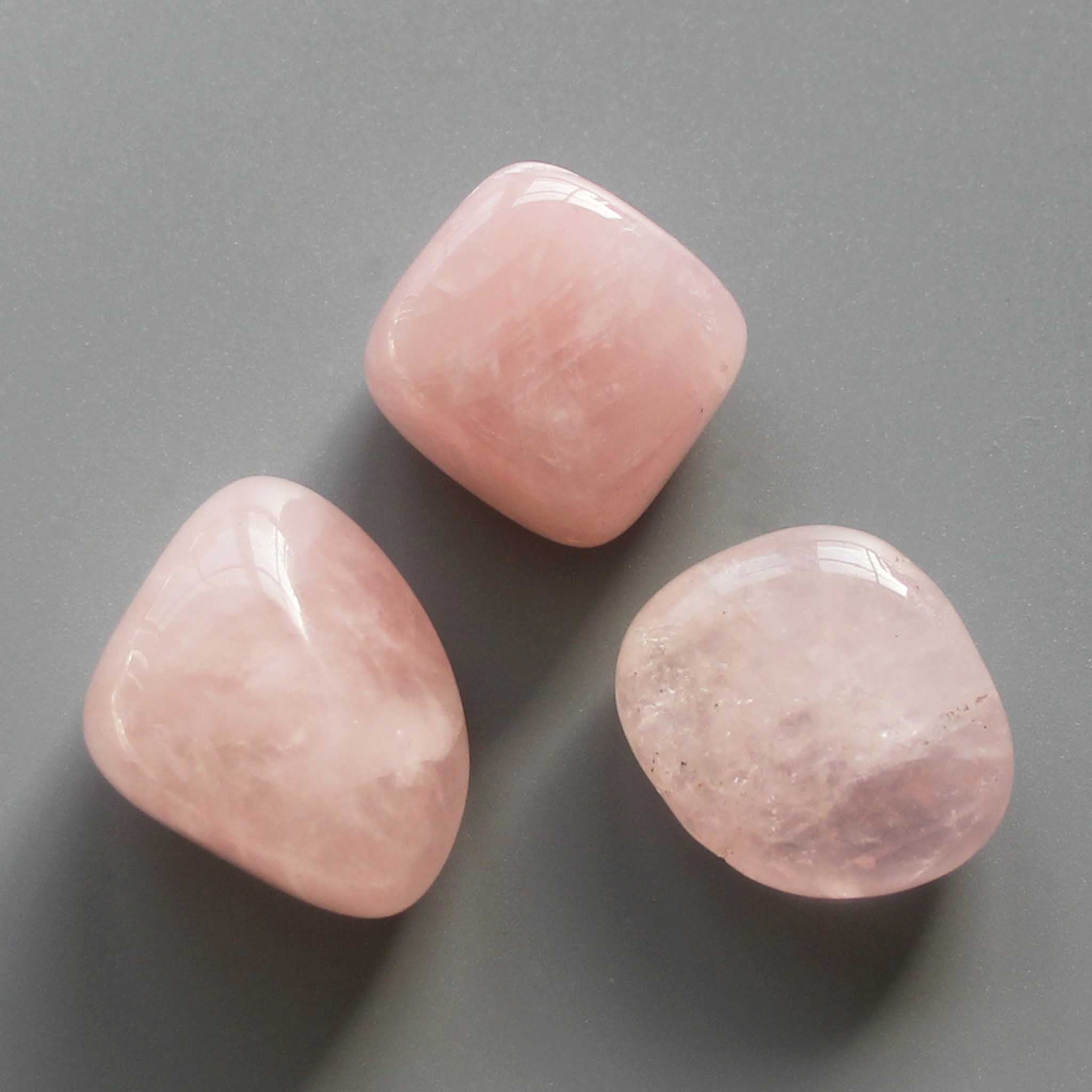 01ccdf3fe3164583b57c34e47b1a8ab1-1 Rose Quartz Tumble Stone 1 inch (2-3cm) A