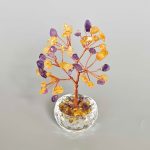 Ametrine Gems Tree With Glass Cup 10cm A