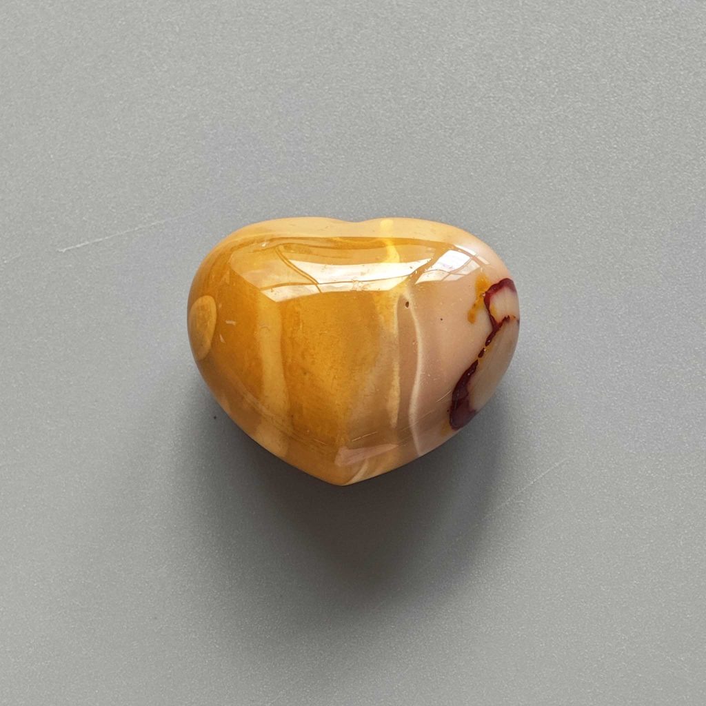 Mookaite Chubby Heart 1.4 inch (2 x 3 x 3.5cm) A