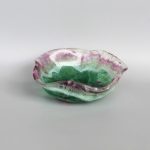 Rainbow Fluorite Free Form Bowl 1# 4x10.5x11cm AA