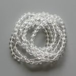 Crystal Round Bracelet 18cm 6mm A+/AA