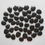 Shungite Smooth Pendant With Front Hole 8*30/40mm A