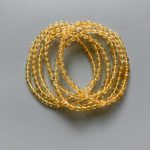 Citrine Round Bracelet 18cm 4mm A+/AA