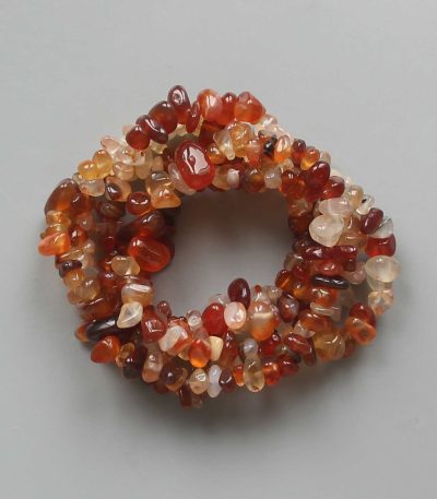 Carnelian Chips Bracelet 4/8mm A/B