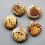 Picture Jasper Smooth Stone 1.6 inch (0.8-1 x 3.5-4.5cm) A