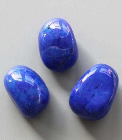 Howlite Dyed Lapis Color Tumble Stone 1 inch (2-3cm) A