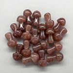 Strawberry Quartz Mushroom 1.4 inch (2.2x3.5cm) A