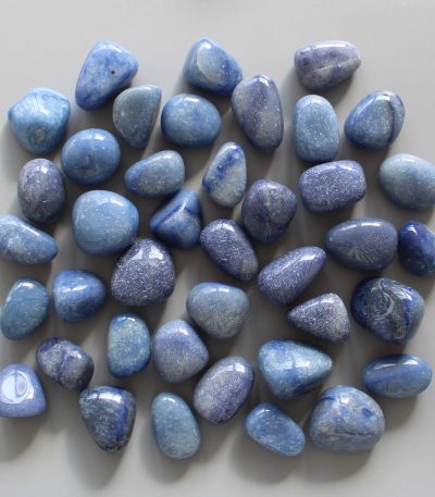 Blue Quartz Tumble Stone 1 inch (2-3cm) A