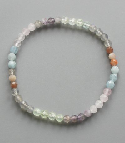 Mix Stone Round Bracelet #6 4mm A