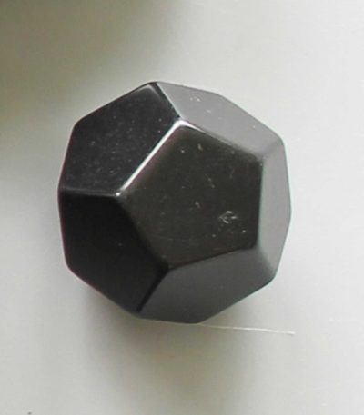 Shungite Polyhedron FDD 1.2 inch (3cm) A