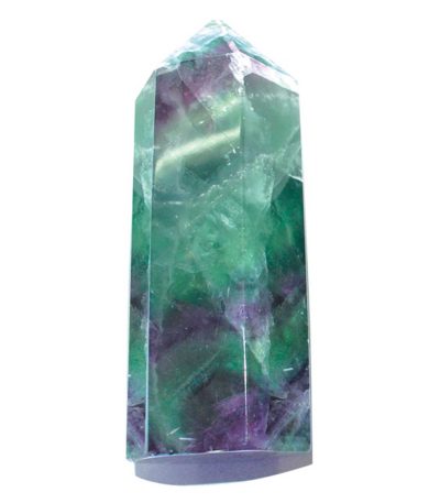Rainbow Fluorite Single Point 4.7 inch (4 x 12cm) A/A+