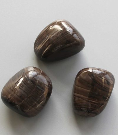 Zebra Pattern Agate Tumble Stone 1 inch (2-3cm) A