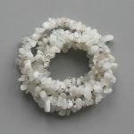 Moonstone With Spark Blue Color Chips Bracelet 4/8mm A
