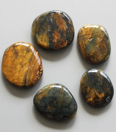 Tigrina Stone Smooth Stone 1.6 inch (0.8-1 x 3.5-4.5cm) A