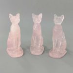 Rose Quartz Egyptian Mau 4 inch(10cm) A