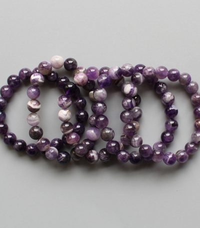 Amethyst Dog Teeth Round Bracelet 18cm 10mm A
