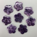 Lepidolite Af Flower Shape Thumb Stone 1.6 inch (0.65 x 4 x 4cm) A/A+