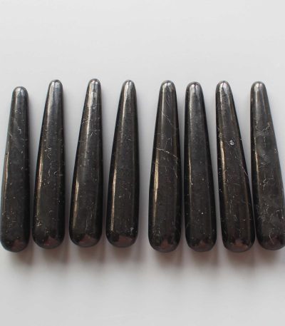 Shungite Long Drop Massage Wand 4.7 inch (2 x 12cm) A