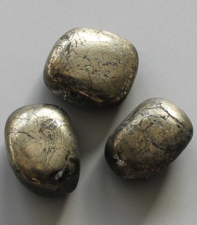 Pyrite China Tumble Stone 1 inch (2-3cm) A