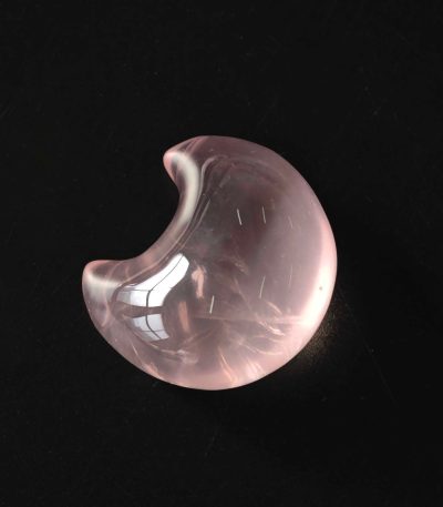 Rose Quartz Moon 1.2inch (1.7x2.7x3cm) A+/AA