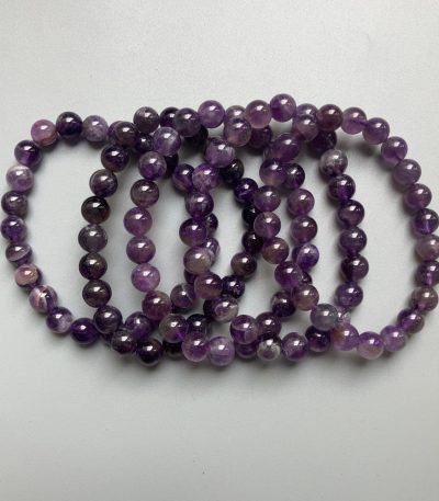 Amethyst Round Bracelet 18cm 8mm A/B