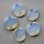 Opalite Smooth Stone 1.6 inch (0.8-1 x 3.5-4.5cm) A+/AA