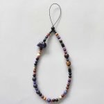 Mix Stone Phone Strap 9 inch 23cm #9 黑曜石, 蓝沙石 (Grade TBC)