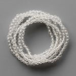 Crystal Faceted Round Bracelet 4mm A+/AA