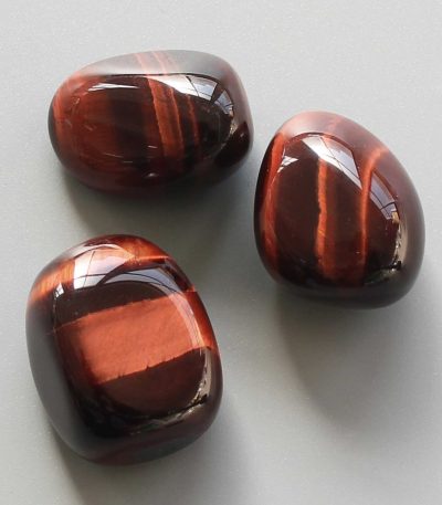 Red Tiger Eye Tumble Stone 1 inch (2-3cm) A+/AA