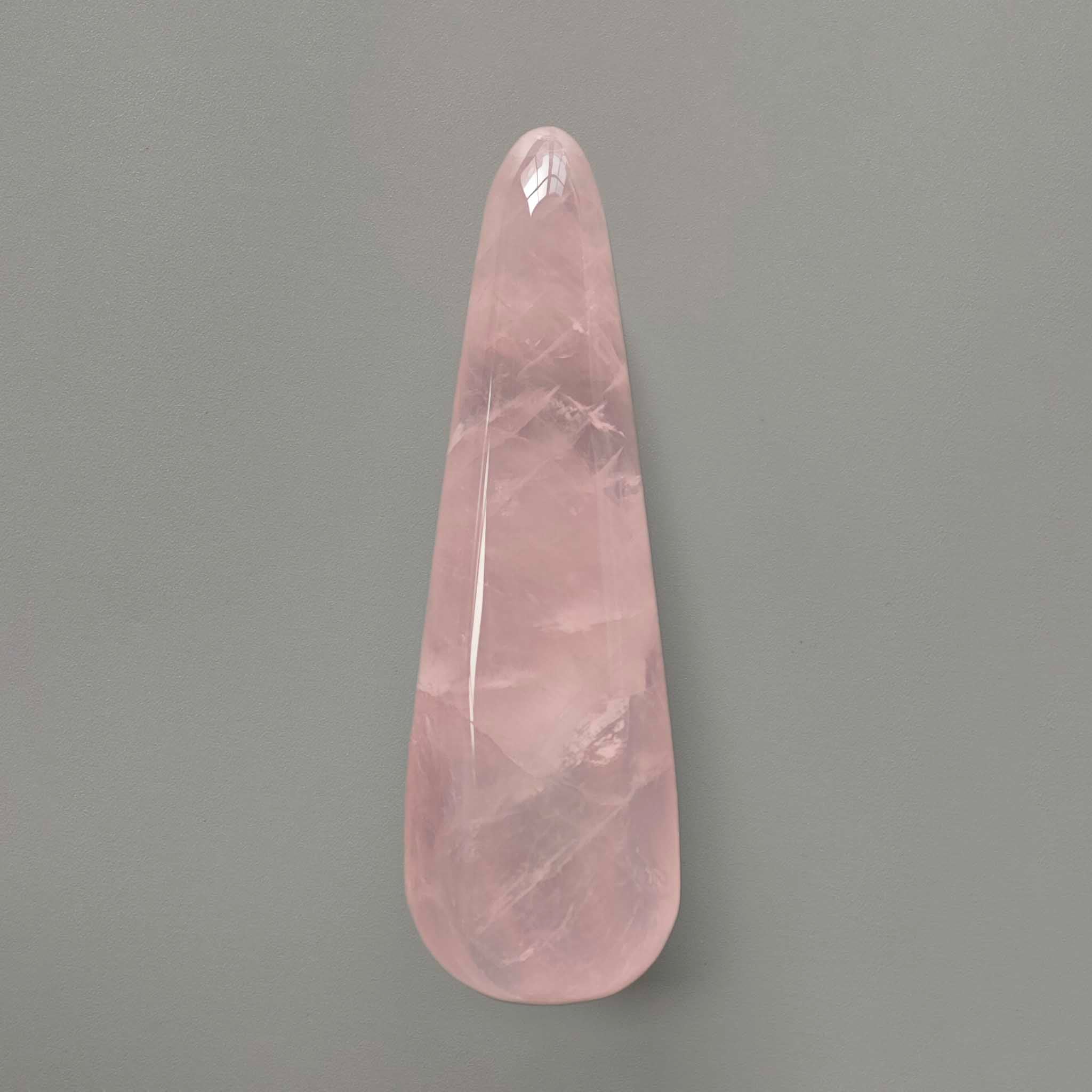 251c5ad474e772b2b107054dffb84698-1 Rose Quartz Massage Wand 4.7 inch (2 x 12cm) A/A+