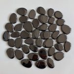 Black Tourmaline Smooth Pendant With Front Hole 1.2-1.6 inch (0.4-0.7 x3-4cm) A