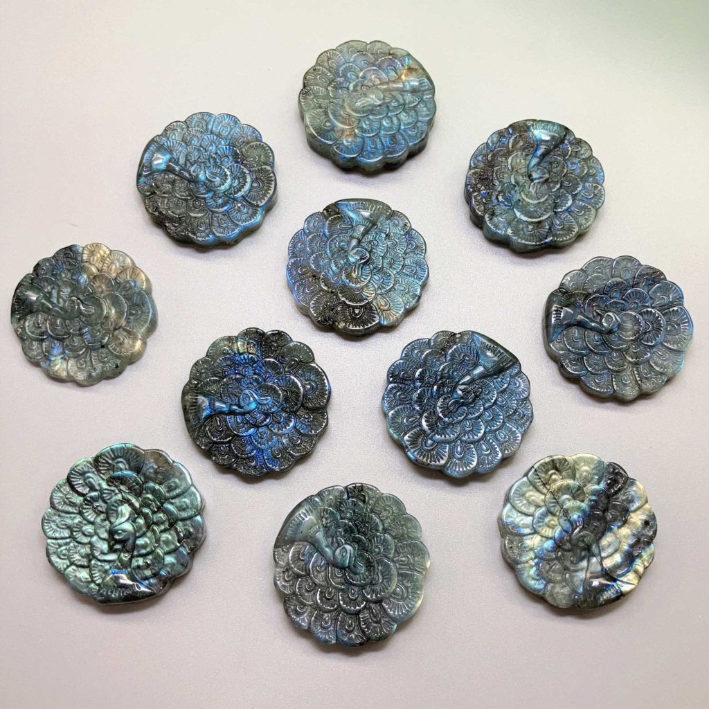Labradorite Peacock 5/10×40mm AA