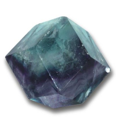 Rainbow Fluorite Diamond 12 sides FRD 1.6 inch (4cm） A/A+