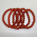 Carnelian Round Bracelet 18cm 8mm A