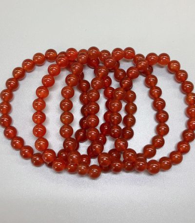 Carnelian Round Bracelet 18cm 8mm A