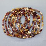 Mookaite Faceted Round Bracelet 4mm A