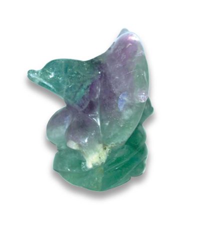 Rainbow Fluorite Double Dolphins Style B 2 inch (5cm) A/A+