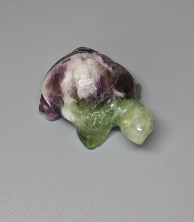 Rainbow Fluorite Turtle #2 2 inch （5cm） A/B