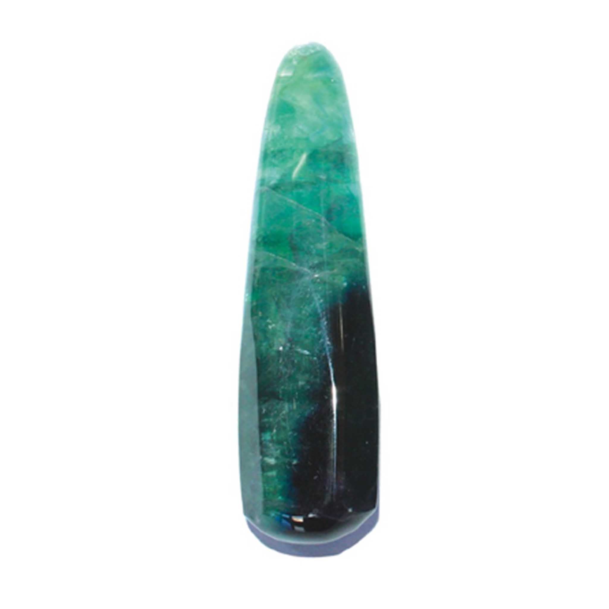 2f028b613f0da2fbdbba1c4215ac52bf-1 Rainbow Fluorite Massage Wand 3.9-4.7 inch (2 x 10-12cm) A/A+
