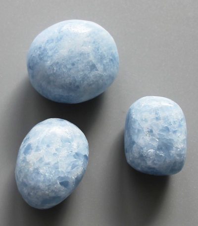 Blue Calcite Tumble Stone 1 inch (2-3cm) A