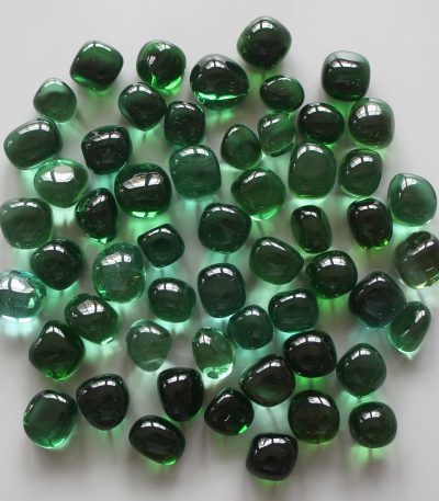 Green Obsidian Man Made Tumble Stone 20/30mm A