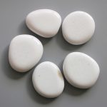 White Opal Australia Smooth Stone 1.6 inch (0.8-1 x 3.5-4.5cm) A