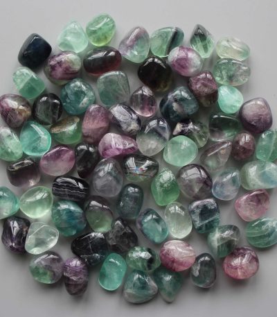Rainbow Fluorite Tumble Stone 1 inch (2-3cm) A