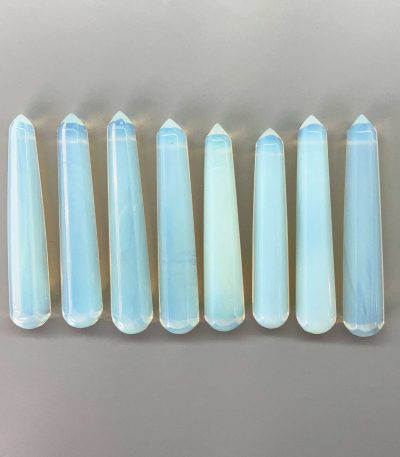 Opalite Massage Wands Tappered 4 inch (1.5 x 2 x 10-12cm) A/A+