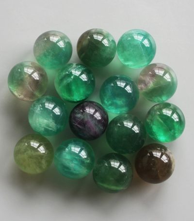 Rainbow Fluorite Sphere 0.8 inch (2cm) A/A+