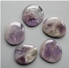 Amethyst Smooth Stone 1.6 inch (0.8-1 x 3.5-4.5cm) A/B