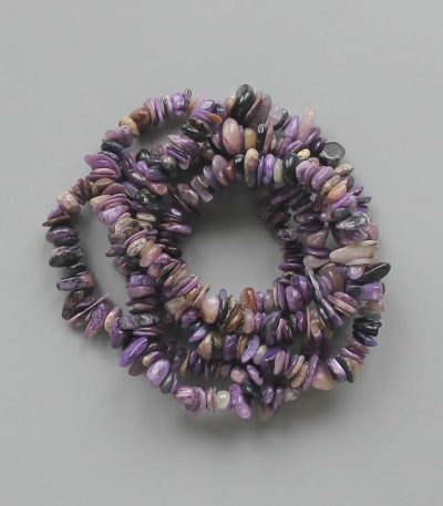 Charoite Chips Bracelet 4/8mm A