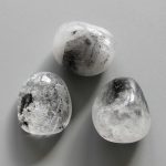 Crystal With Black Inclusions Tumble Stone 1 inch (2-3cm) A