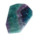 Rainbow Fluorite Slabs With Corner 3.1-4 inch (1 x 8-10cm) A/A+